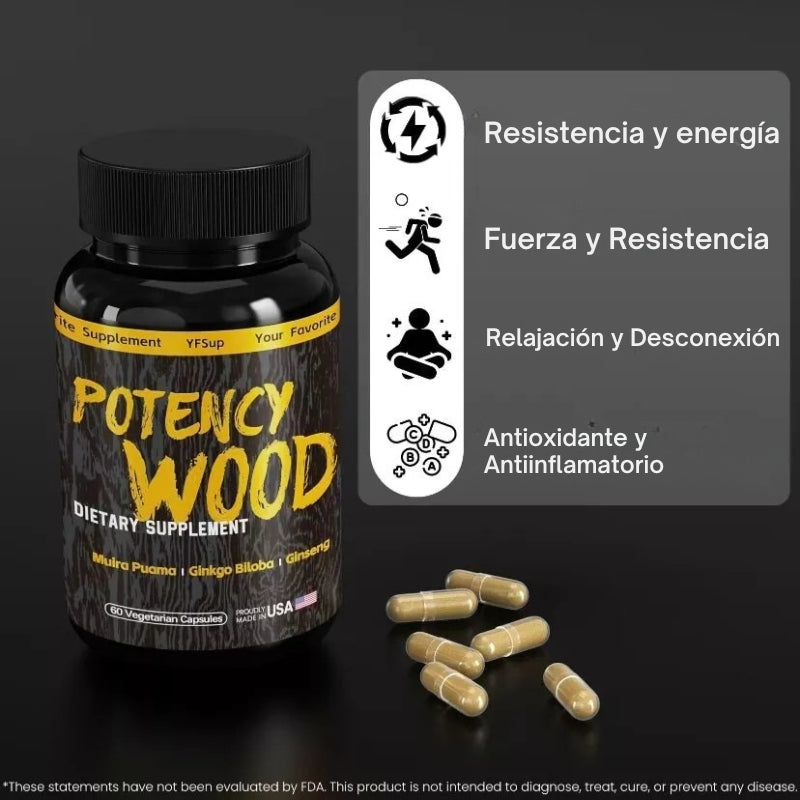 PotencyWood - Renueva tu energía, renueva tu vida - OFERTA 2X1