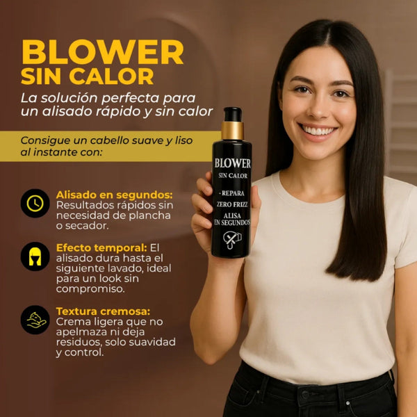 Blower Sin Calor - Crema Para El Cabello