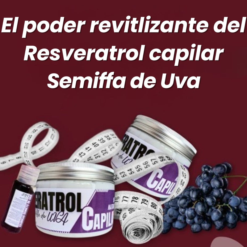 ResveBloom - Revitaliza tu cabello desde la raíz con el poder del resveratrol.