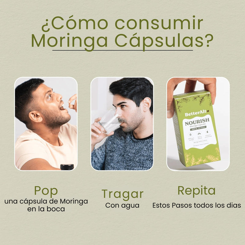 BetterAlt - Capsulas Moringa Energía verde, vida real - OFERTA 2X1
