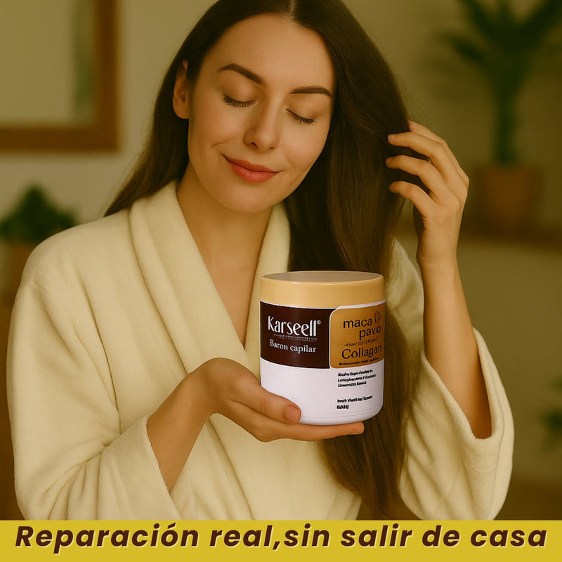PROMOCIÓN 2 X 1 - Karseell 🌟 Nutrición pura, brillo real 😍🔥  Mascarilla capilar + aceite de argán