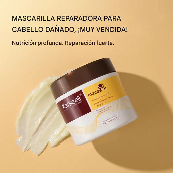 PROMOCIÓN 2 X 1 -Mascarilla capilar de colágeno Karseell + conjunto de aceite de argán