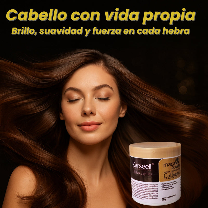 PROMOCIÓN 2 X 1 - Karseell 🌟 Nutrición pura, brillo real 😍🔥  Mascarilla capilar + aceite de argán