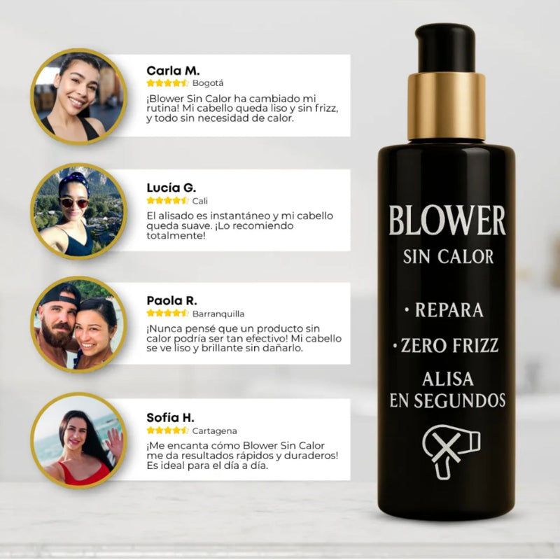 Blower Sin Calor - Crema Para El Cabello