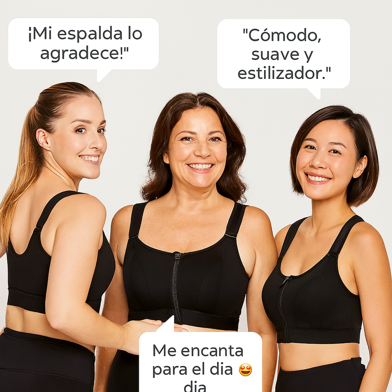 🔥 PACK 3 SUJETADORES DEPORTIVOS CON CIERRE FRONTAL - TTK-06332 🔥