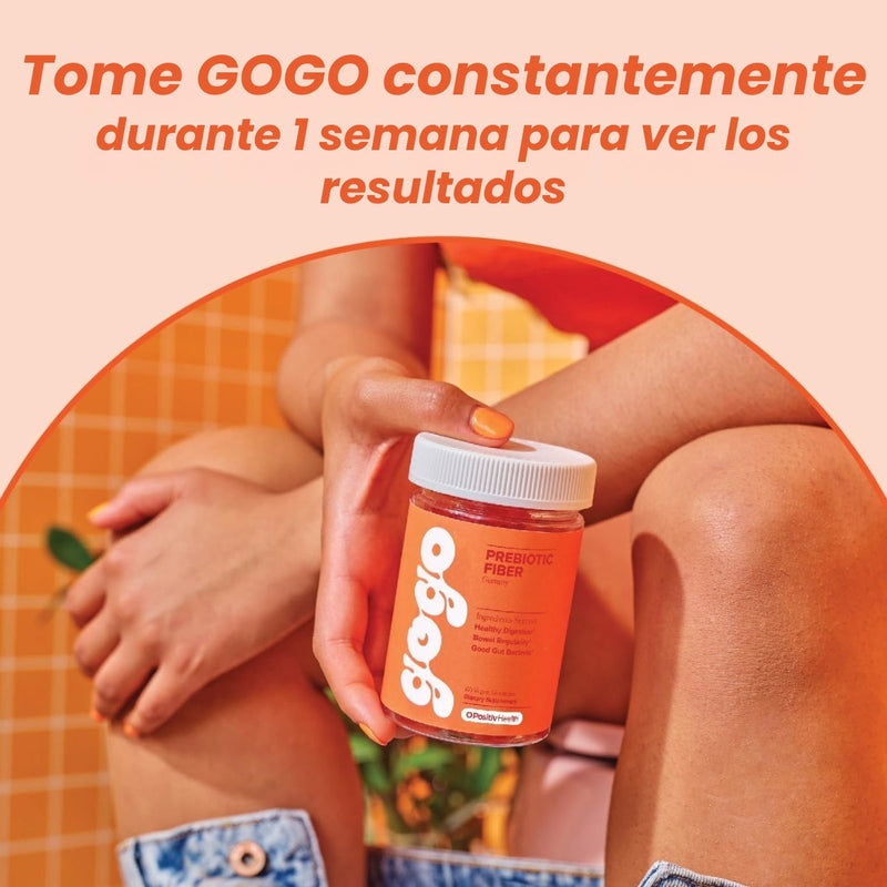 GOGO - Fibra de goma diaria para la salud intestinal digestiva