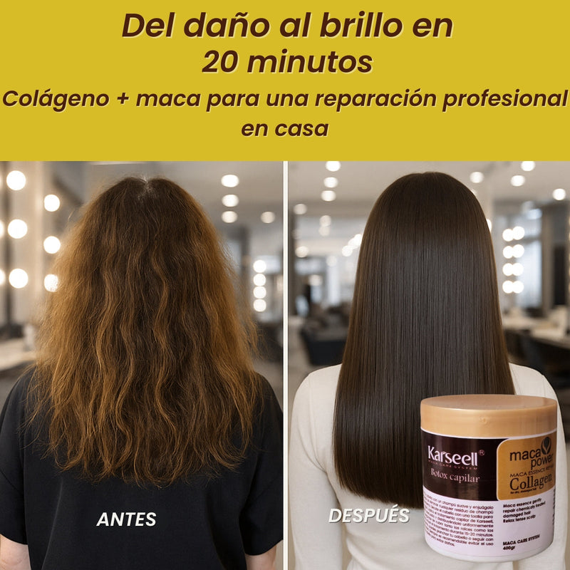 PROMOCIÓN 2 X 1 - Karseell 🌟 Nutrición pura, brillo real 😍🔥  Mascarilla capilar + aceite de argán
