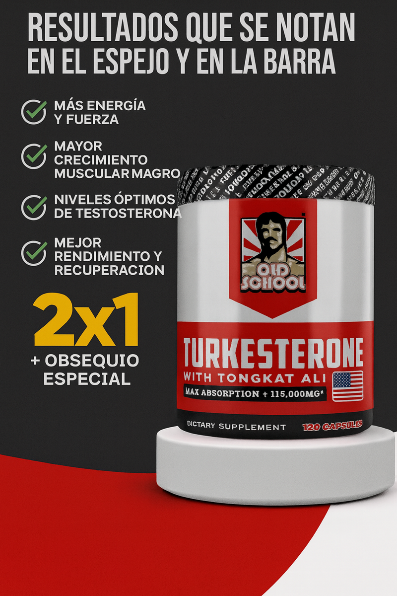 TURKESTERONE - COMPRA 1 Y LLEVA 2 UNIDADES