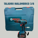 Combo 4 en 1  BOSCH (Pulidora 10.000 RPM, Rotomartillo Triple Función, Taladro 3/8 y Llave de Impacto 400 Nm) Brushless Motor, 4 Baterías.