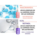 DUO 2X1 PIEL DE PORCELANA | NIACINAMIDA + RETINOL