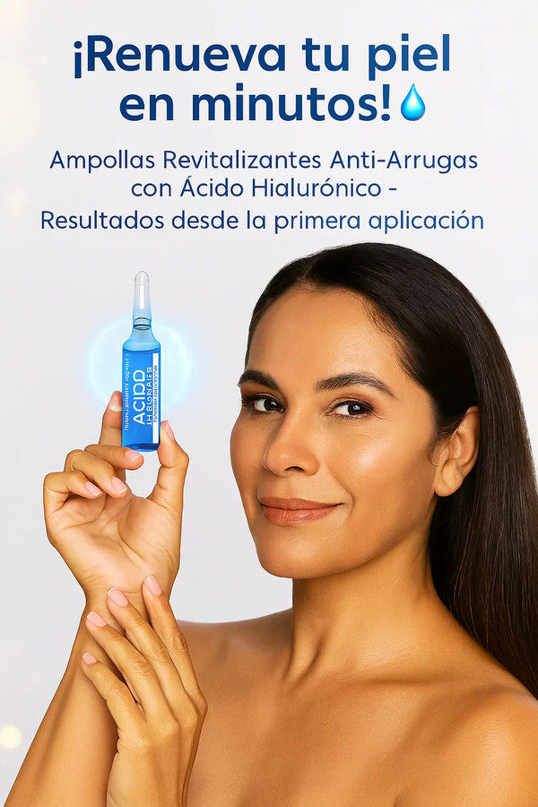 Ampollas de ácido hialurónico GlowRevive - Adios arrugas [2 packs x 1]