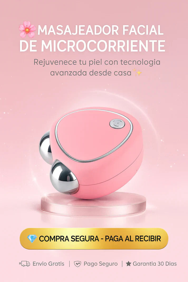MASAJEADOR FACIAL DE MICROCORRIENTE