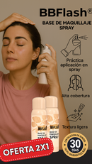 2 x 1 BBSpray - Maquillaje Rápido, Look Natural