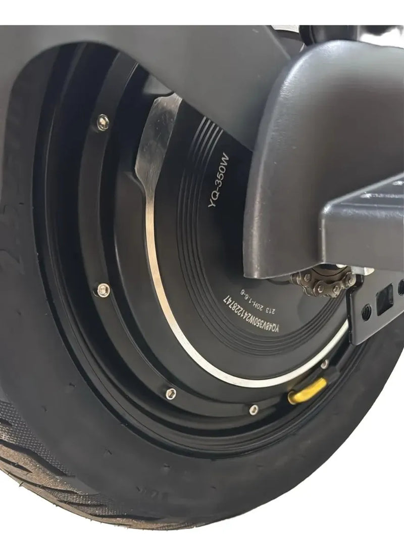 Scooter Elétrica Yoo Mobility Y-200 350w Farol Led Scooter Cor Negro