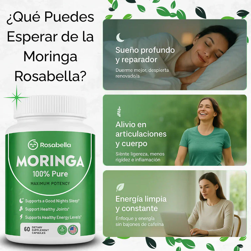 Rosabella Moringa™ - Recupera tu Vitalidad - OFERTA 2X1