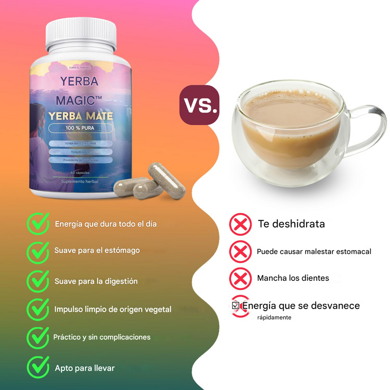 🌿💊 Yerba Magic – Cápsulas 100 % Yerba Mate 💥🧠