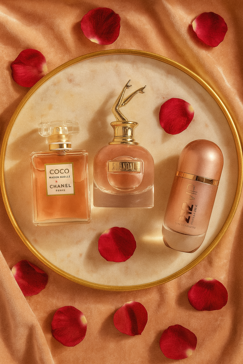 [KIT LUXE] - SCANDAL | COCO MADEMOISELLE | 212 VIP ROSÉ + CREMA VICTORIA SECRET