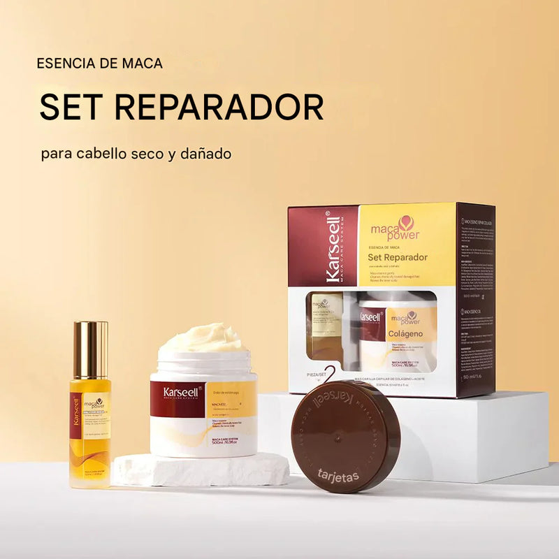 PROMOCIÓN 2 X 1 - Karseell 🌟 Nutrición pura, brillo real 😍🔥  Mascarilla capilar + aceite de argán