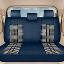 Funda universal completa para coche Evotek en piel auténtica con airbag + REGALOS GRATIS: 3 alfombrillas y funda para volante