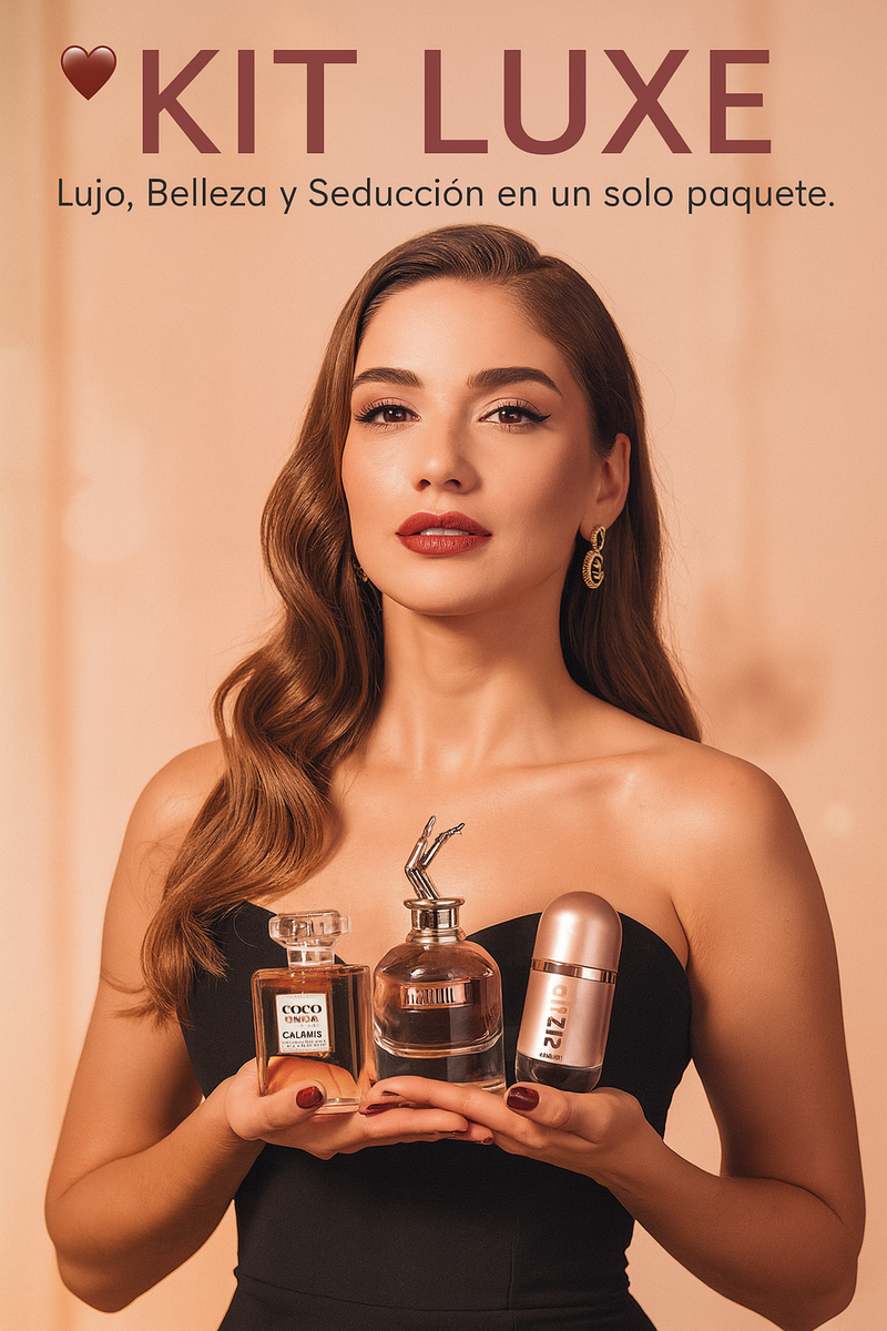 [KIT LUXE] - SCANDAL | COCO MADEMOISELLE | 212 VIP ROSÉ + CREMA VICTORIA SECRET